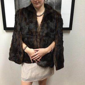 Mid Century Kerry Brooke Mink Stole
